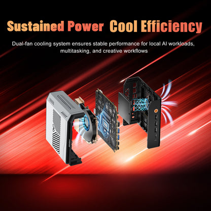 Reatan X8-NEO Mini PC AMD Ryzen AI 9 HX 470 32GB 1TB