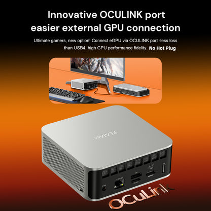 Reatan X8 AI Mini PC Ryzen AI 9 HX470 Crucial 48GB DDR5 1TB/2TB SSD with OcuLink